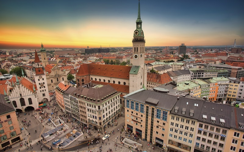 Münchner Innenstadt mit historischer Architektur